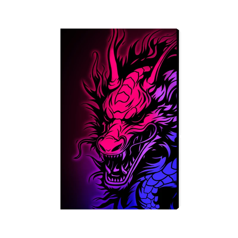 تابلو شاسی عرش مدل فانتزی اژدها کد As4425