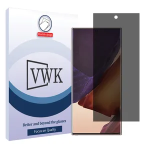 VWK Tough model privacy screen protector suitable for Samsung Galaxy Note20 Ultra 5G mobile phone
