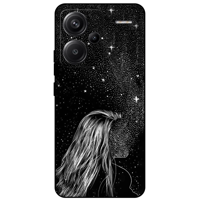 کاور مگافون طرح دخترانه مدل 8264 مناسب برای گوشی موبایل شیائومی Redmi Note 13 Pro Plus 5G