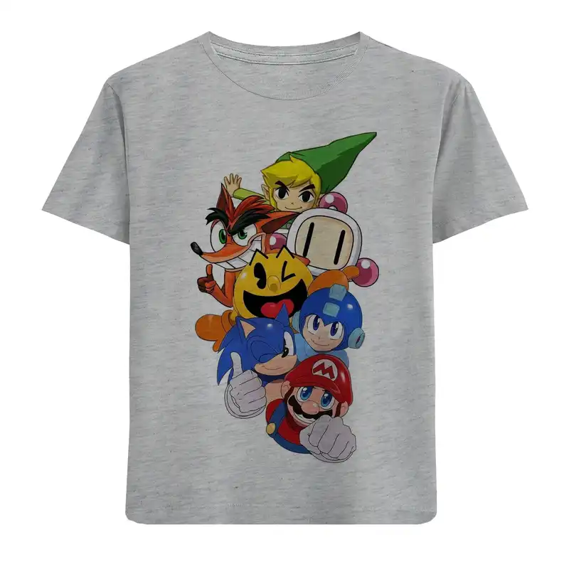 تی شرت آستین کوتاه بچگانه مدل سونیک و دوستان F849