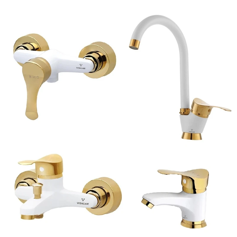 ست شیرآلات ویسادار مدل دیون پلاس مجموعه 4 عددی