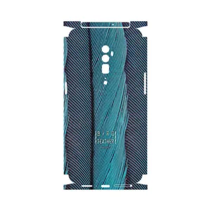 MAHOOT Turquoise feathers-FullSkin Cover Sticker for Oppo RENO 10X