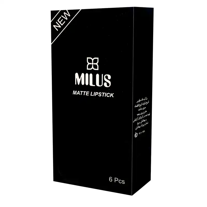 رژ لب مدادی میلوس مدل MIS2 مجموعه 6 عددی