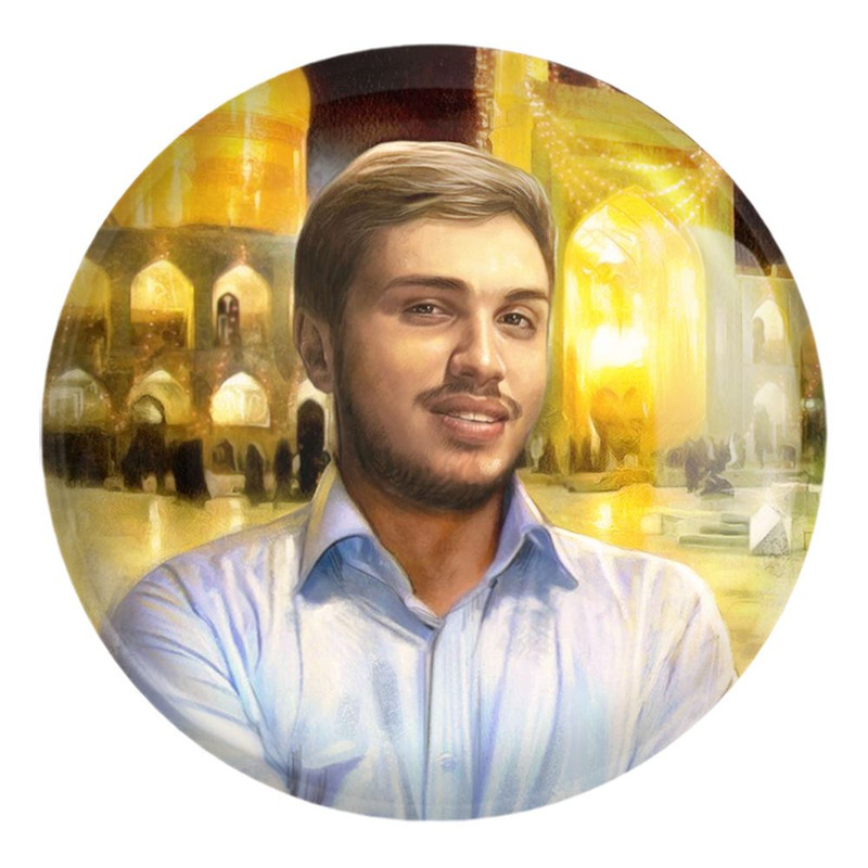 پیکسل خندالو طرح شهید جهاد مغنیه کد 27965 مدل بزرگ