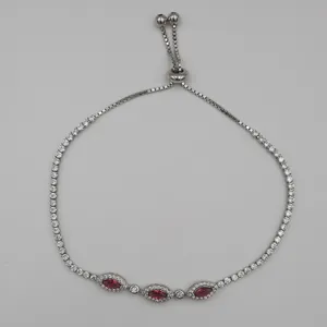 دستبند نقره زنانه مدل 3