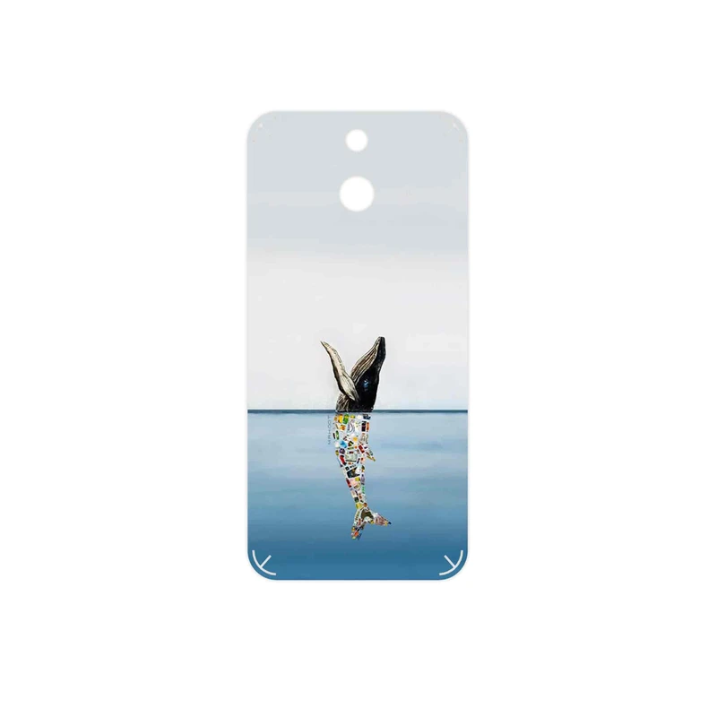 برچسب پوششی ماهوت مدل Collage of Sea Trash مناسب برای گوشی موبایل اچ تی سی One E8