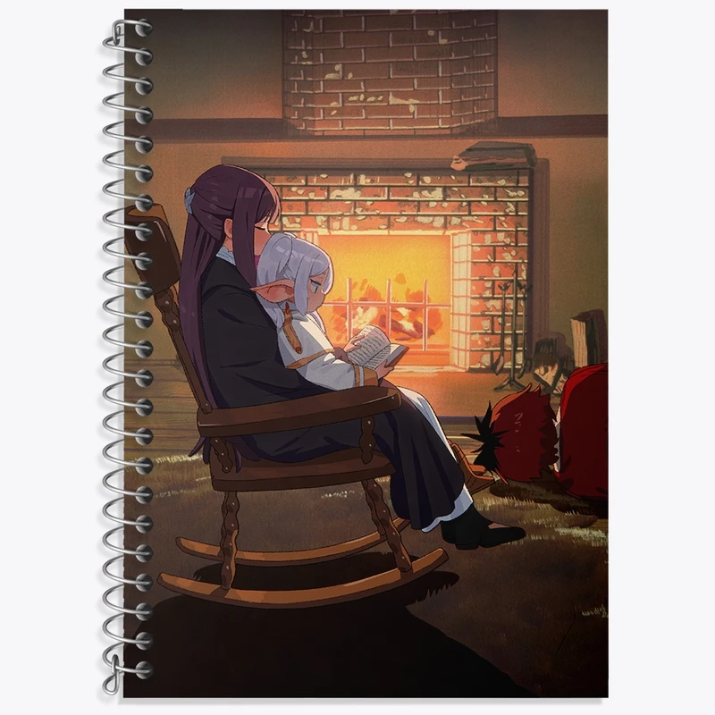 دفتر لغت 50 برگ خندالو طرح اشتارک، فریرن و فرن انیمه فریرن کد 33834