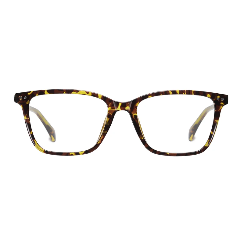 فریم عینک طبی مستطیلی مدل TR3514C86-P81 مناسب برای صورت گرد و بیضی