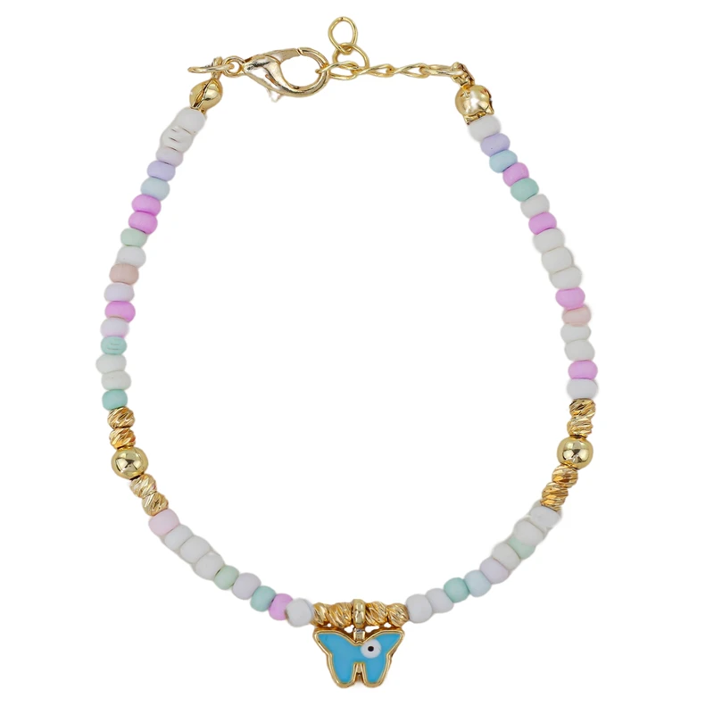 دستبند مهره ای  زنانه زودیکا مدل پروانه کد AAD660