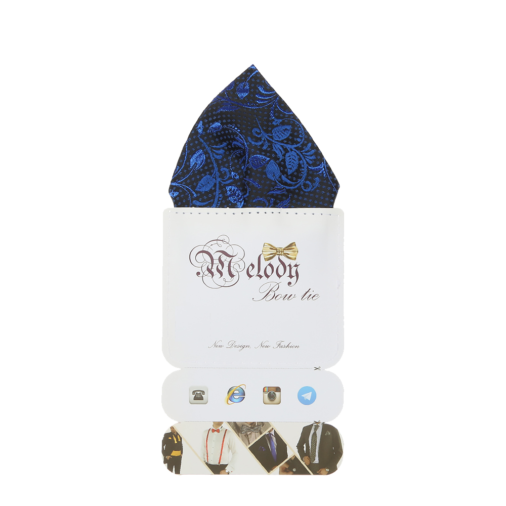 دستمال جیب مردانه ملودی مدل PS5102MPEbl
