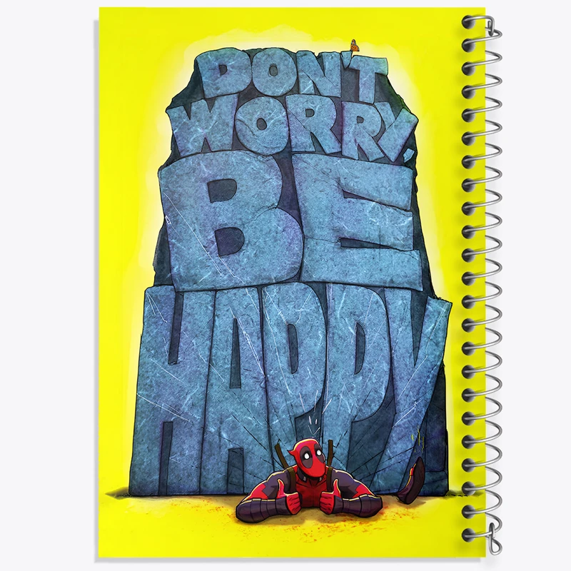 دفتر لیست خرید 50 برگ خندالو طرح ددپول مارول (Marvel) کد N5992