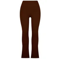 شلوار زنانه مدل کبربتی کمر گنی دمپا گشاد بغل چاکدار