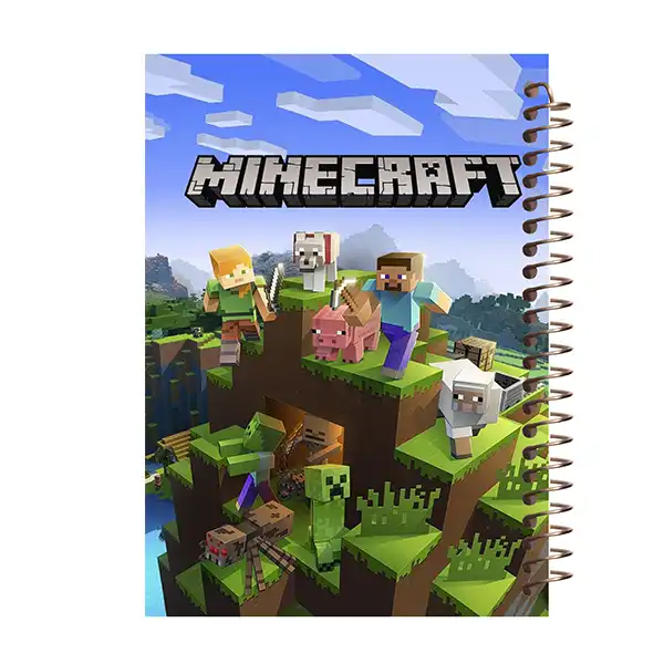 دفتر مشق 60 برگ مشایخ طرح ماینکرافت کد 2054
