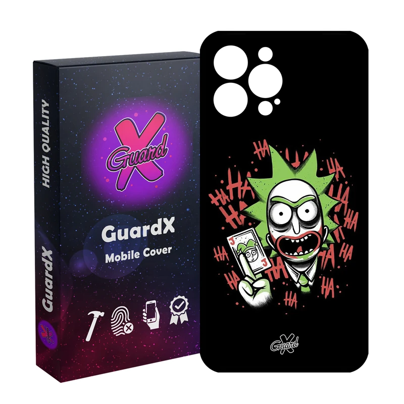 کاور گارد ایکس طرح Rick and Morty مدل Glass10151 مناسب برای گوشی موبایل اپل iPhone 13 Pro Max