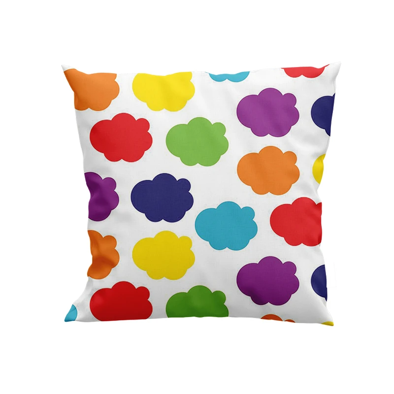 کوسن کودک پاد آفرین مدل ابرهای رنگی کد DKK1238