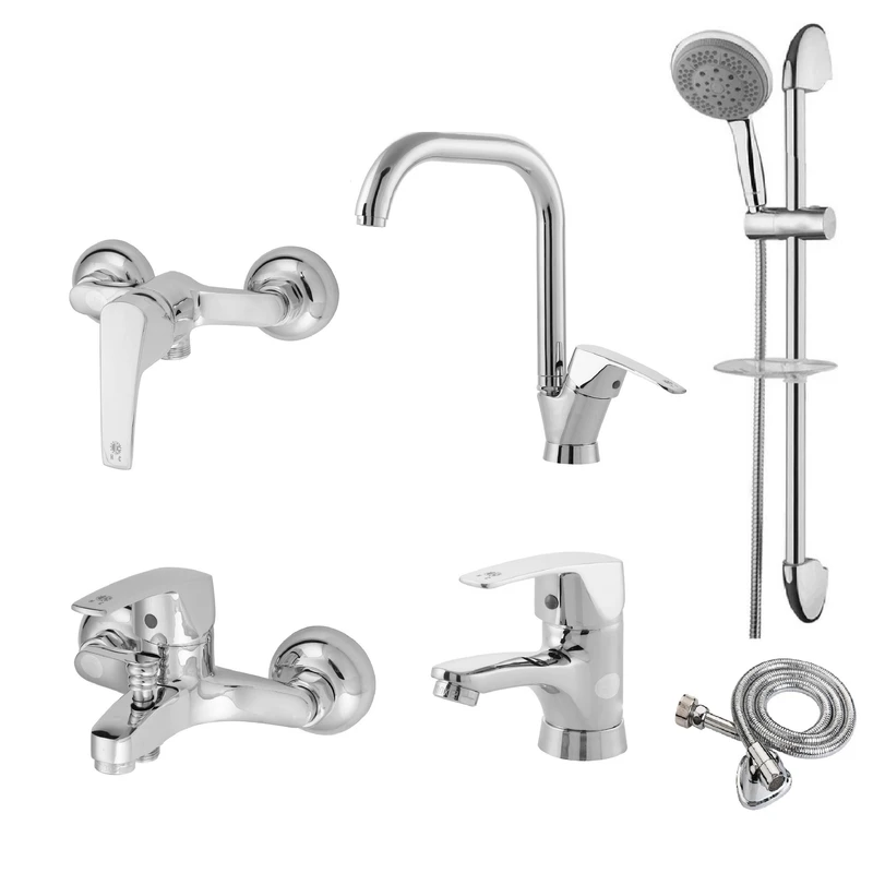 ست شیرآلات ترنم مدل دیانا K2 مجموعه 6 عددی 