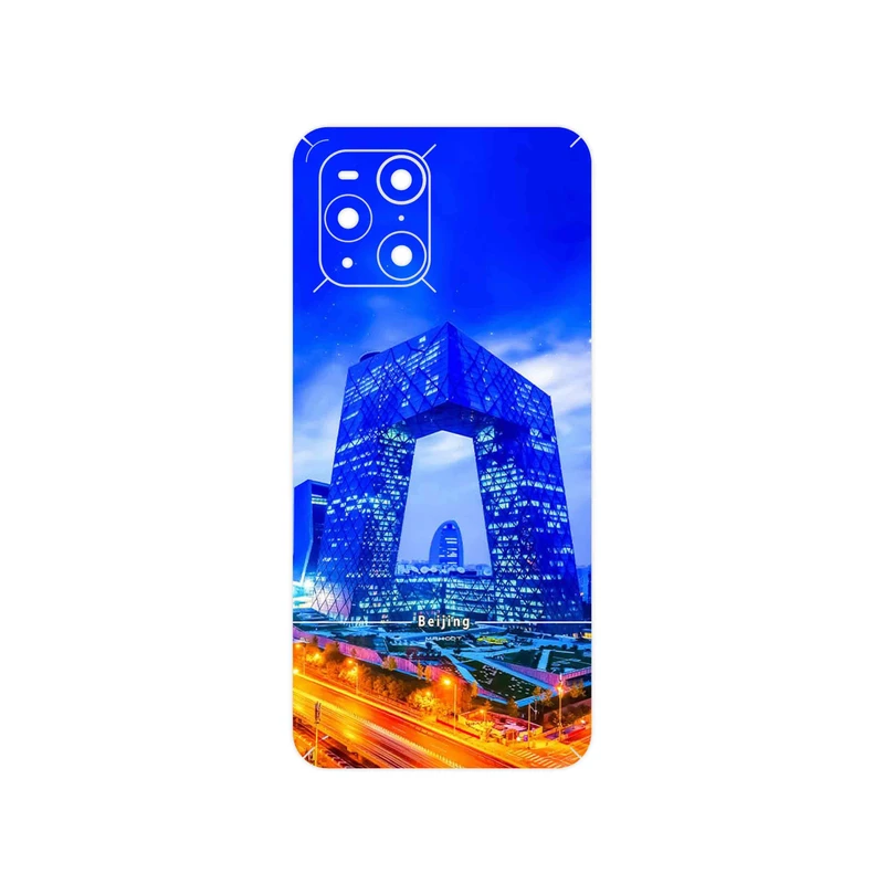 برچسب پوششی ماهوت مدل Beijing city مناسب برای گوشی موبایل اپو Find X3 Pro