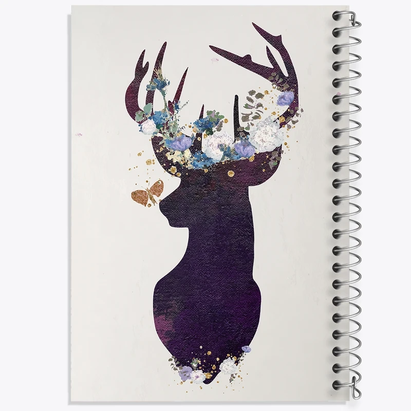 دفتر نت موسیقی 50 برگ خندالو مدل گوزن کد F2546