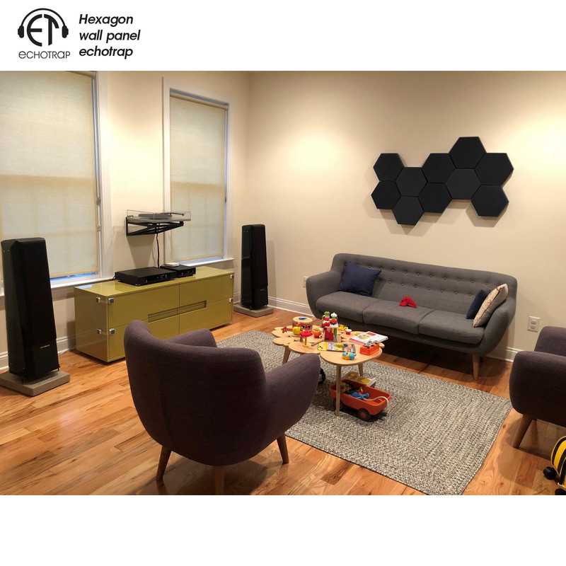 دیوارپوش اکوترپ مدل hex12x12 بسته24 عددی