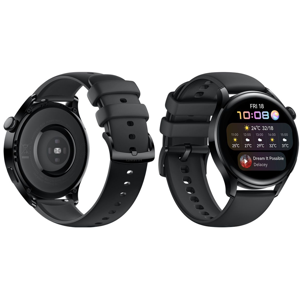 ساعت هوشمند هوآوی مدل Watch 3 بند سیلیکونی -  - 3