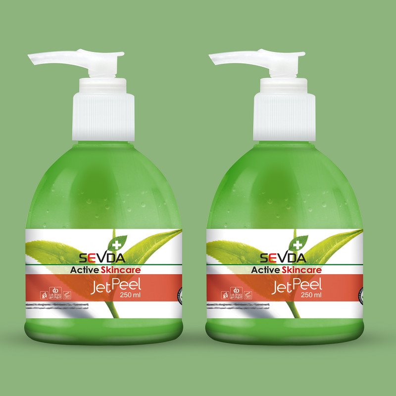 ژل لایه بردار پوست سودا مدل چای سبز حجم 250 میلی لیتر مجموعه 2 عددی