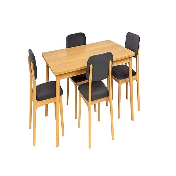 میز و صندلی ناهارخوری چهار نفره گالری آدرینو مدرن مدل Poromx