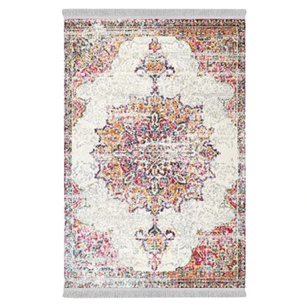 فرش پارچه‌ای دفه مدل فرشینه طرح مدرن  کد 8172