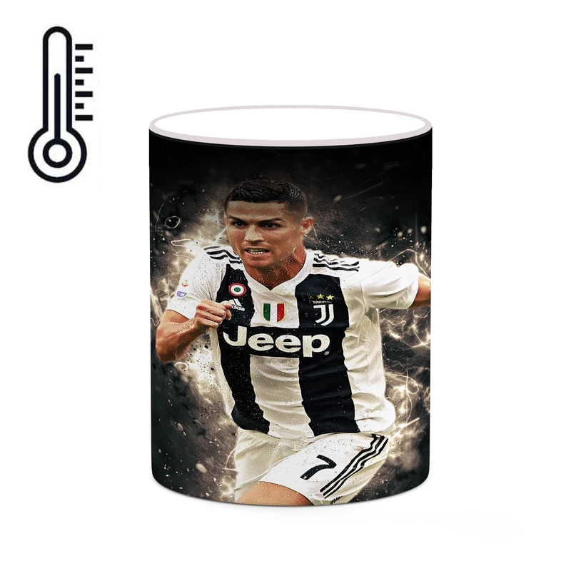 ماگ حرارتی کاکتی طرح Ronaldo رونالدو مدل mgh43017