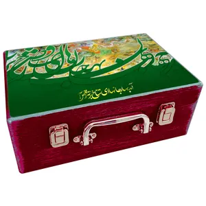  جعبه هدیه چوبی مدل چمدان بهاری کد WS635