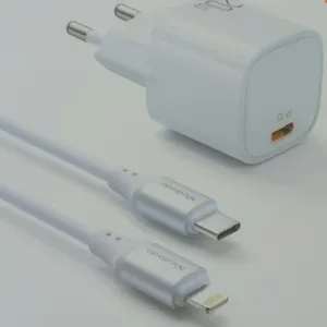 شارژر دیواری 20 وات مک دودو مدل CH-404 به همراه کابل لایتنینگ