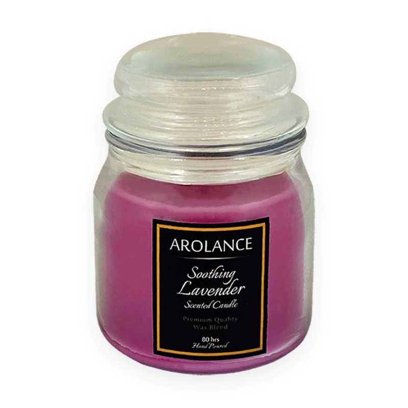 شمع معطر آرولنس مدل Soothing Lavender کد H80
