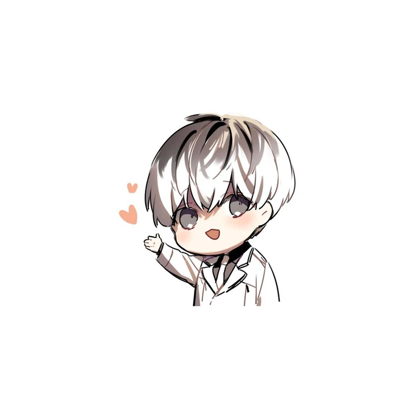 استیکر لپ تاپ و موبایل مدل انیمه طرح توکیو غول کن کانکی Tokyo Ghoul Ken Kaneki کد 2479