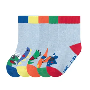 جوراب ساق کوتاه پسرانه لوپیلو مدل my9495 مجموعه 5 عددی