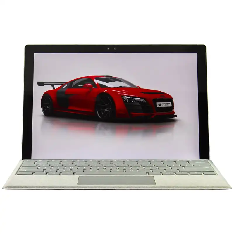 تبلت مایکروسافت مدل Surface Pro 2017 - A به همراه کیبورد سیگنیچر نقره ای و کیف Golden Guard - ظرفیت 128 گیگابایت
