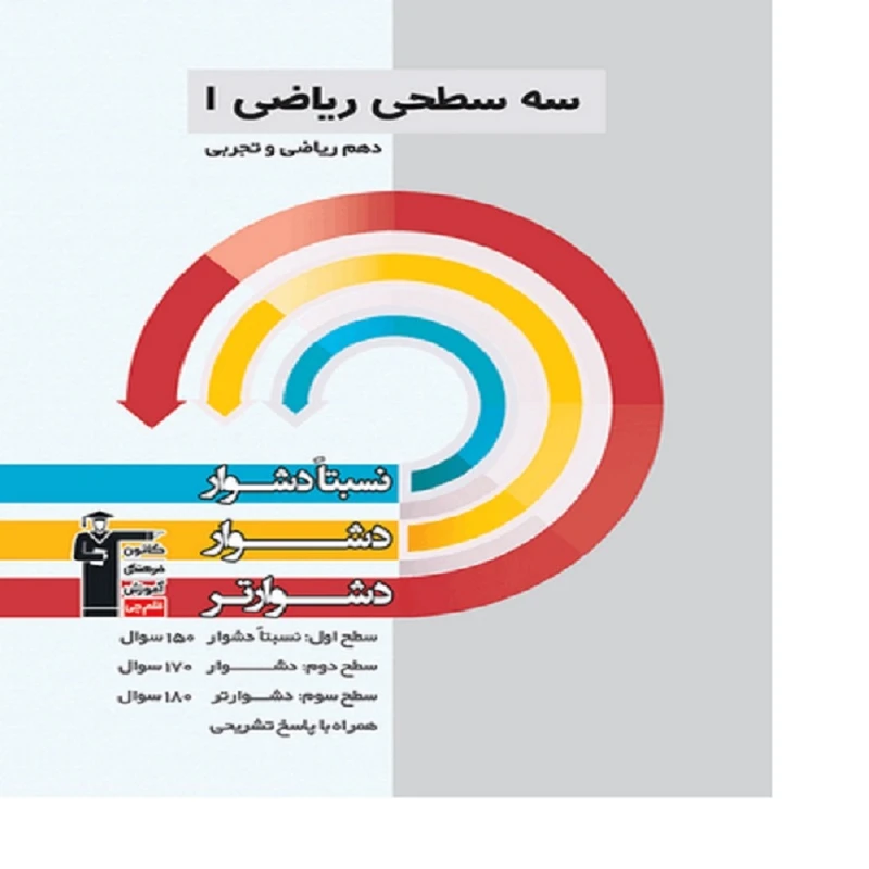 کتاب سه سطحی ریاضی (1) دهم اثر جمعی از نویسندگان انتشارات قلم چی