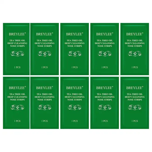 چسب‌ پاک کننده بینی بریلی مدل Tea Tree مجموعه 10 عددی