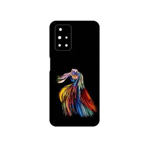 MAHOOT Rainbow Hair Digital Art Cover Sticker for Xiaomi Redmi 10