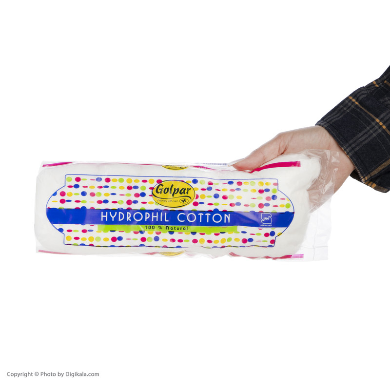 پنبه هیدروفیل گل پر مقدار 100 گرم
