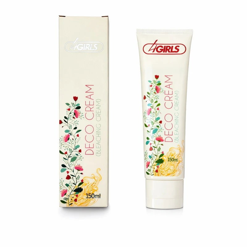 کرم دکلره 4گرلز مدل Bleachinc حجم 150میلی‌لیتر رنگ سفید