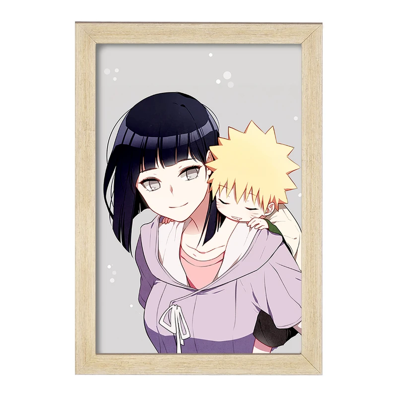 تابلو خندالو مدل ناروتو و هیناتا انیمه بوروتو Boruto  کد 13126
