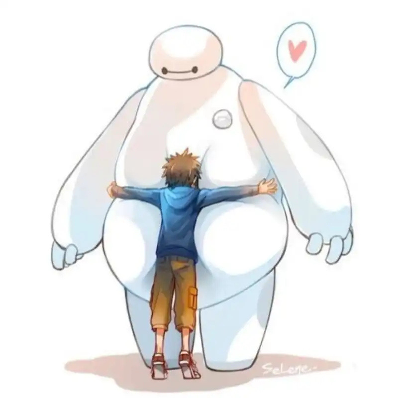 استیکر لپ تاپ طرح baymax کد1127