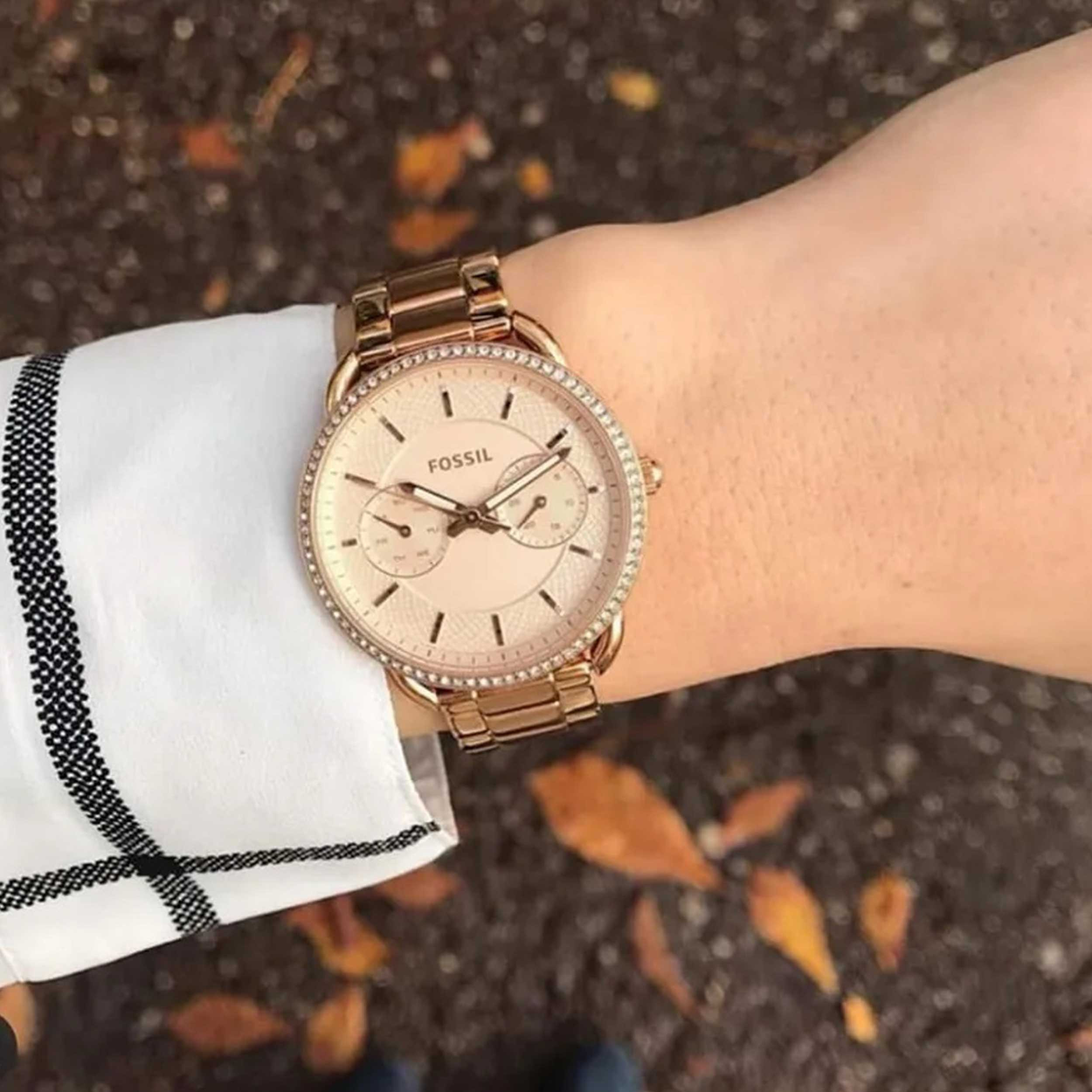 ساعت مچی عقربه ای زنانه فسیل مدل ES4264 ساعت مچی عقربه ای زنانه فسیل مدل ES4264