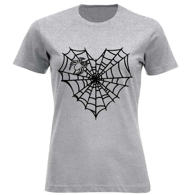 تی شرت آستین کوتاه زنانه مدل تارعنکبوت F1151