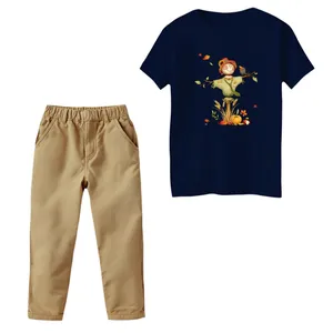 ست تی‌شرت و شلوار پسرانه مدل مترسک