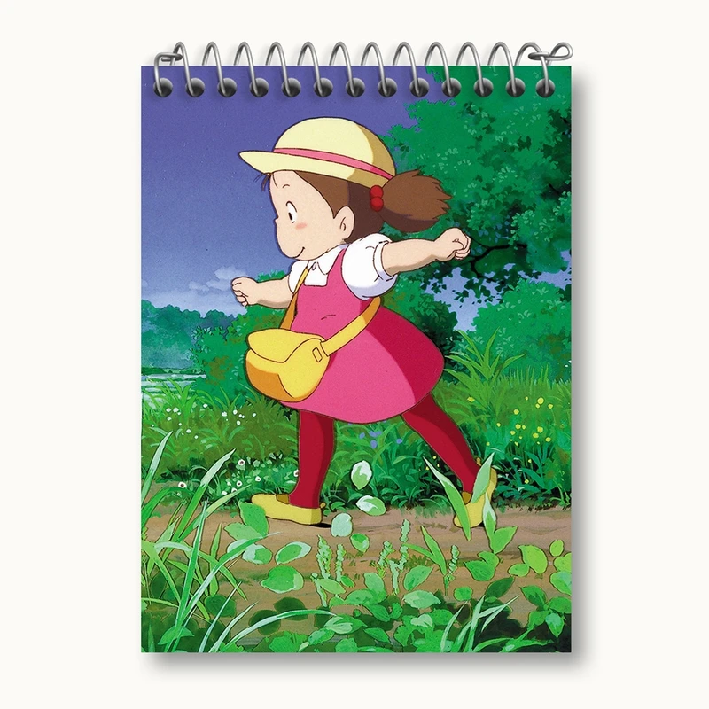 دفتر یادداشت 50 برگ خندالو مدل می کوساباکه انیمه توتورو Totoro کد 12831