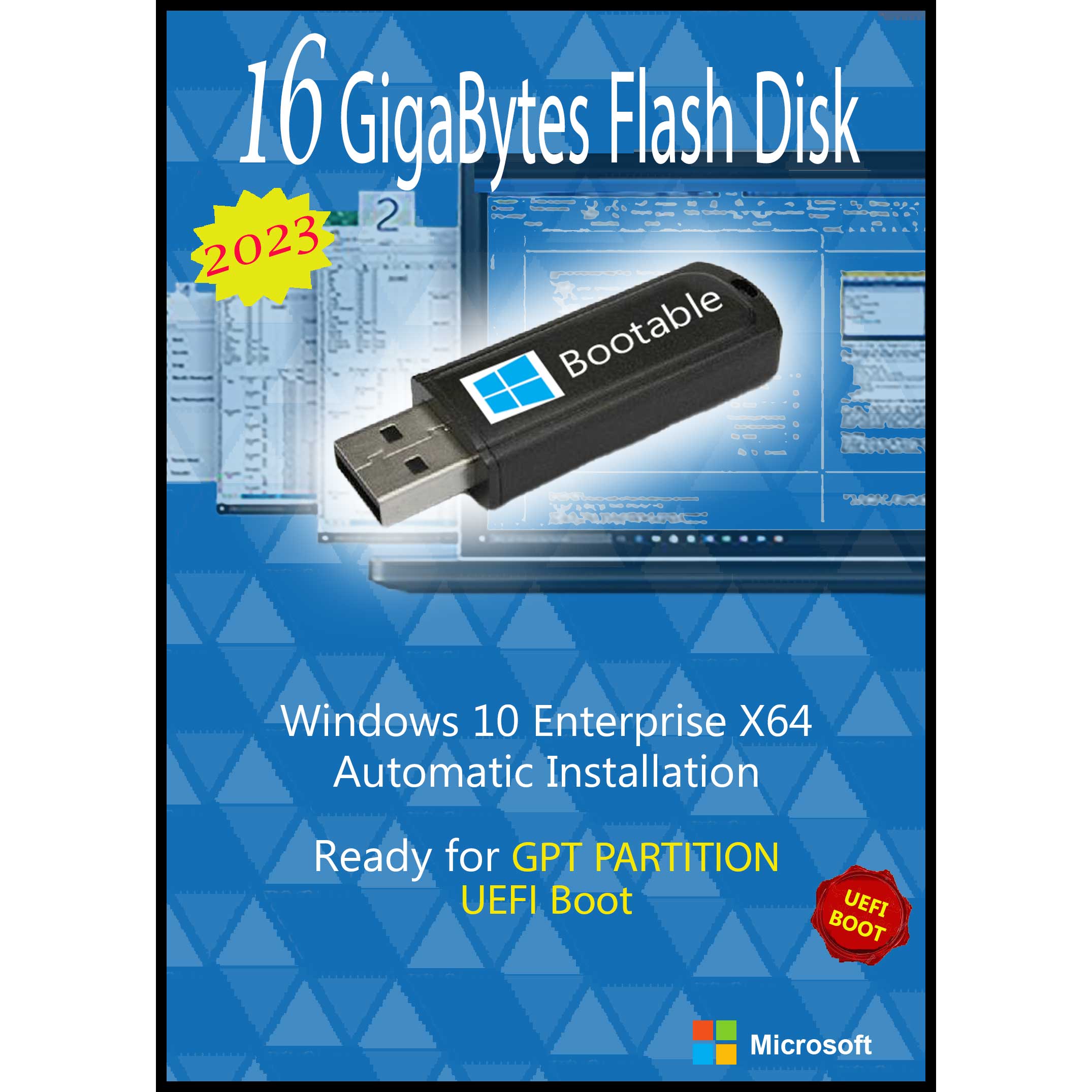 سیستم عامل Windows 10 Enterprise X64 UEFI نشر مایکروسافت