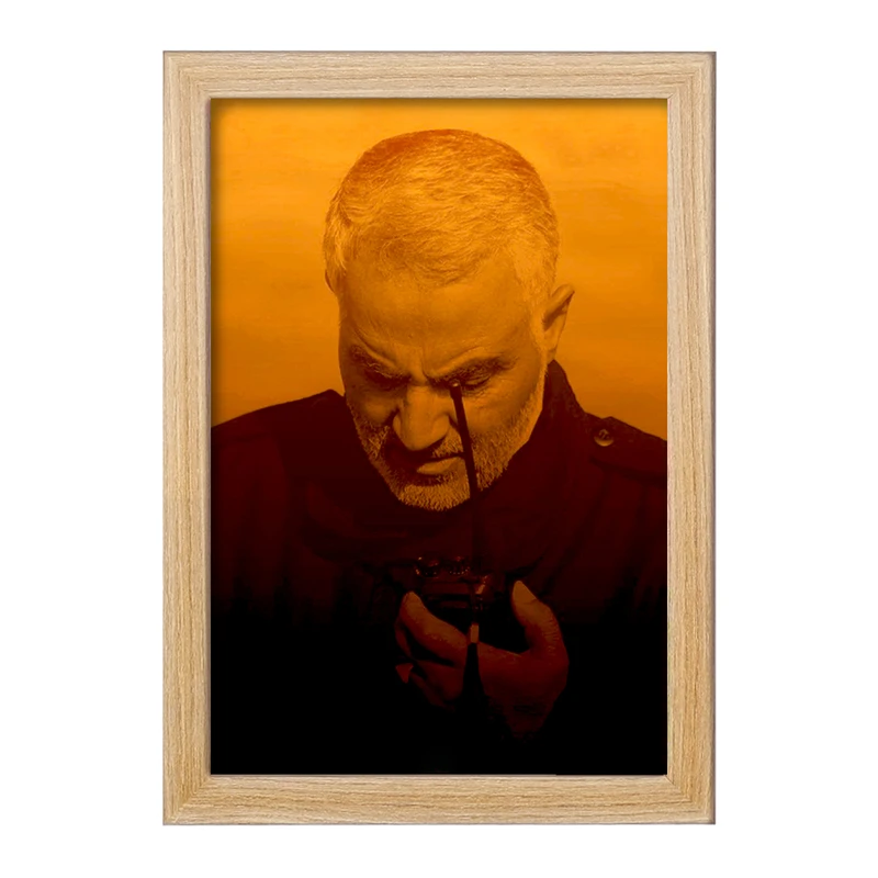 تابلو خندالو طرح سردار قاسم سلیمانی  کد 12594