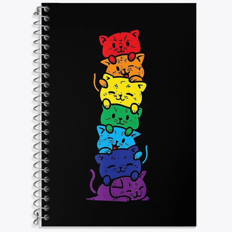 دفتر لغت 50 برگ خندالو طرح گربه (Cat) کد F1270