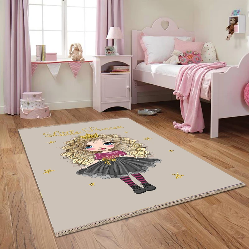 عکس شماره 5 : فرش ماشینی مدل ترمزدار کد 312 طرح اتاق کودک