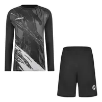 ست تی شرت و شلوارک ورزشی مردانه مکرون مدل دروازه بانی بوفون